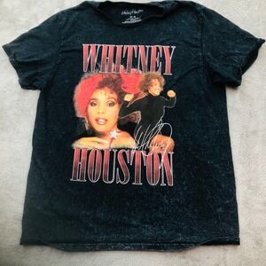 Whitney Houston T-Shirt Mineral Wash‎ Graphic Tee Music Medium